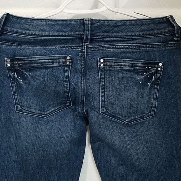 White House Black Market slim cropped denim jeans - Picture 3 of 4